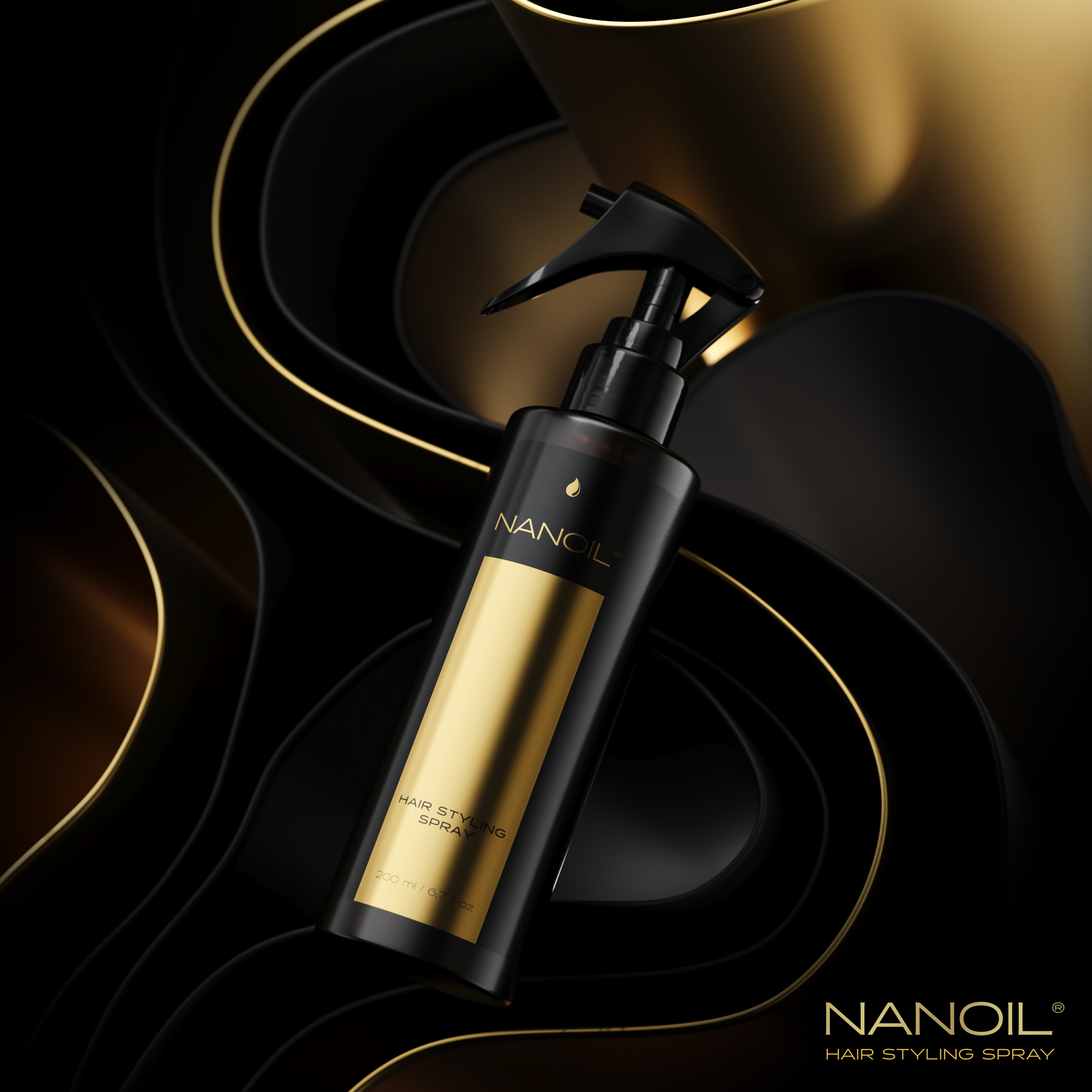 hair styling spray nanoil